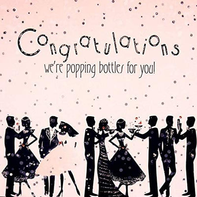 Five Dollar Shake Congratulations we’re popping bottles for you Card