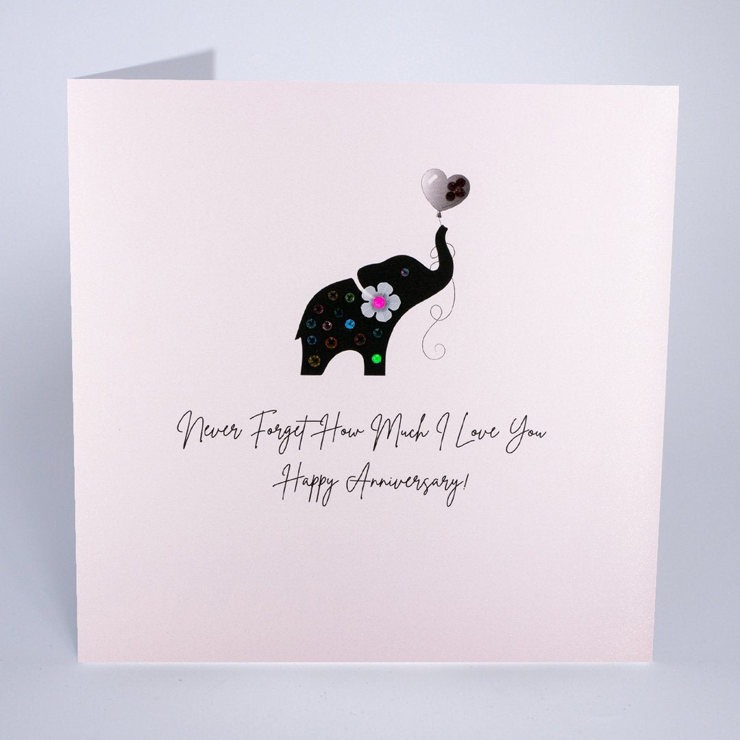 Five Dollar Shake Never Forget How Much I Love You Anniversary LARGE Card