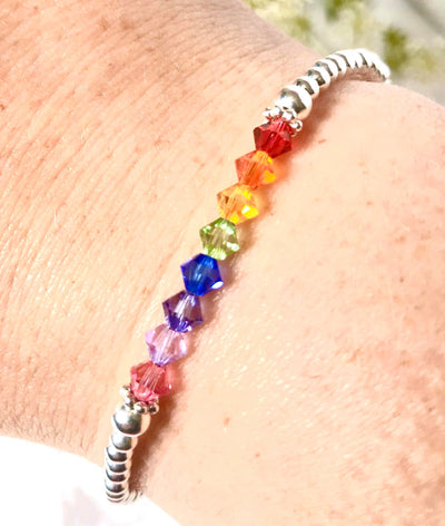 Jolu Jewellery Rainbow Hope Kids/Teen Bracelet 🌈