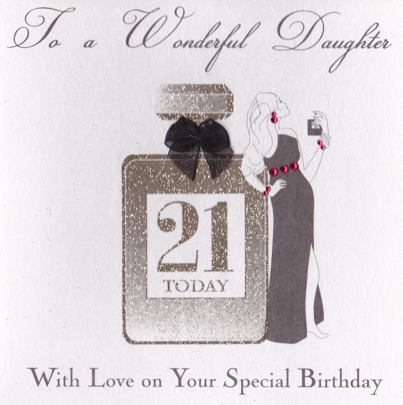 Five Dollar Shake Daughter 21st Perfume Birthday Girl Card