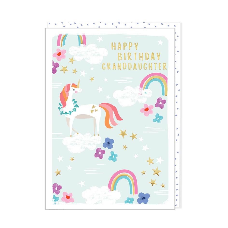 Rosanna Rossi Happy Birthday Granddaughter Card