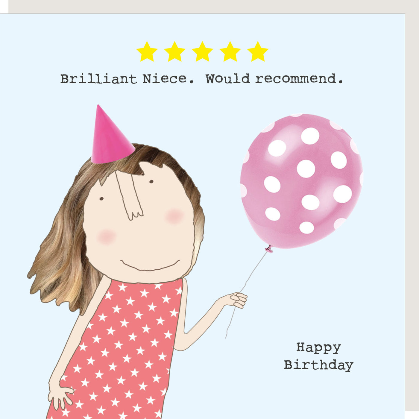Rosie Made A Thing - Five Star Niece - Blank Card