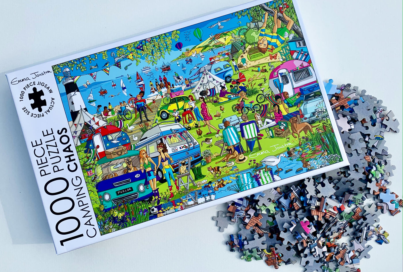 Emma Joustra 1000 piece Jigsaw Puzzle - Camping Chaos