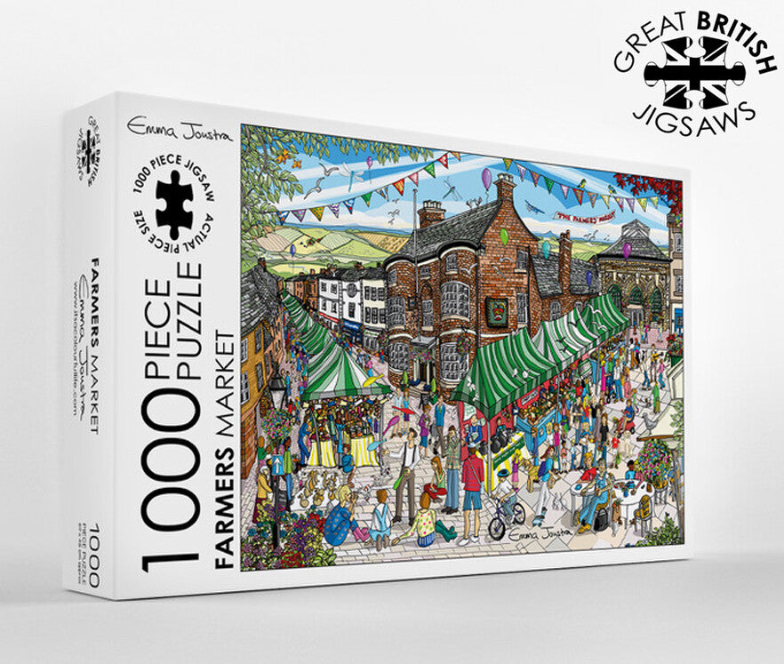 Emma Joustra 1000 piece Jigsaw Puzzle - Stone Farmers Market