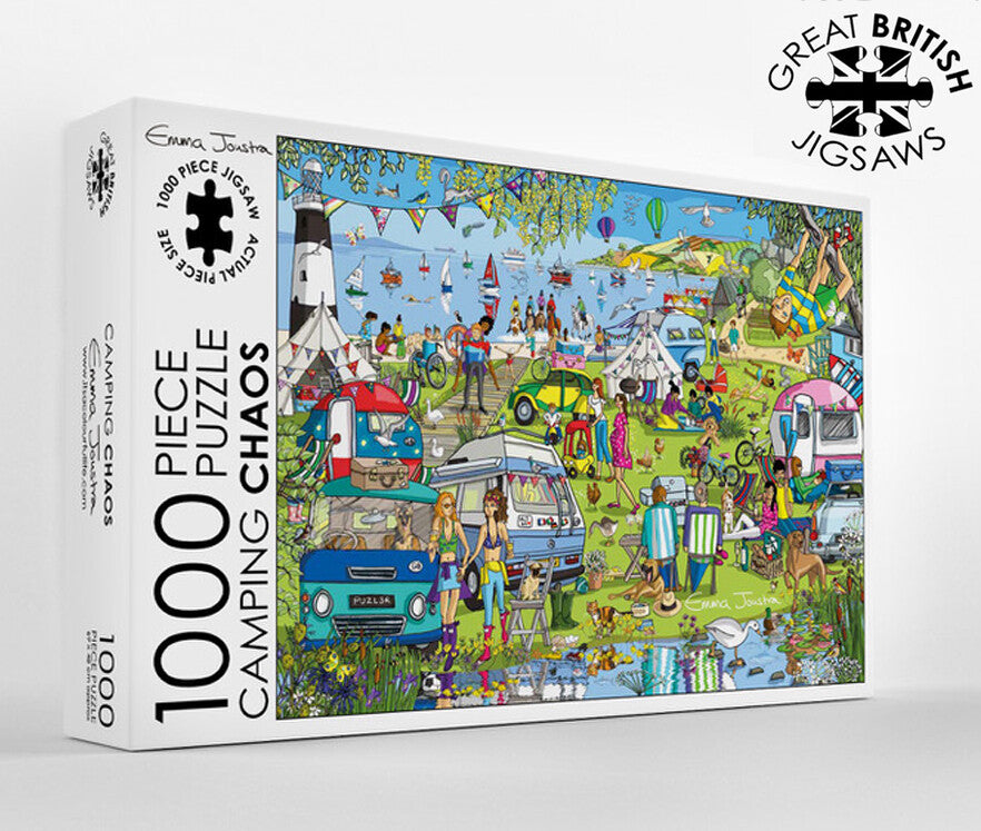 Emma Joustra 1000 piece Jigsaw Puzzle - Camping Chaos