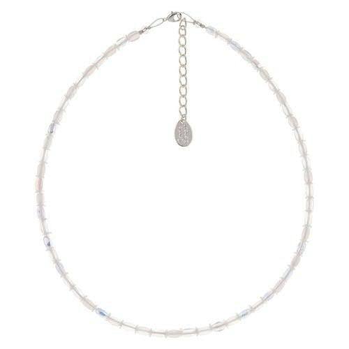 Carrie Elspeth Ovals Necklace - White