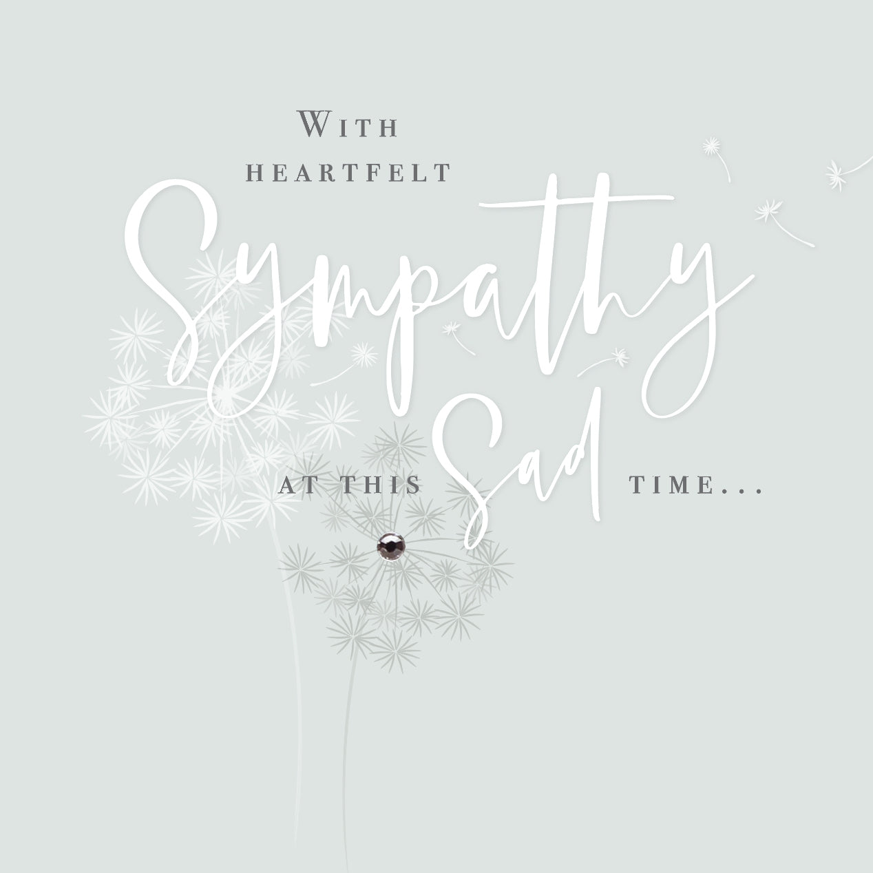 With Heartfelt Sympathy at this Sad Time Card