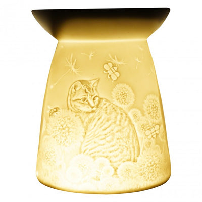 Cello Tealight Wax Melt Burner - Cat