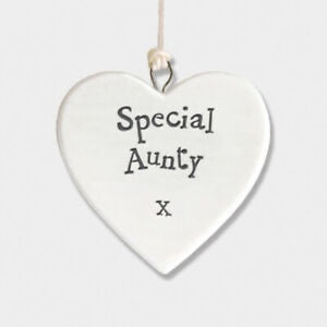 East of India Porcelain MINI Heart - Special Aunty