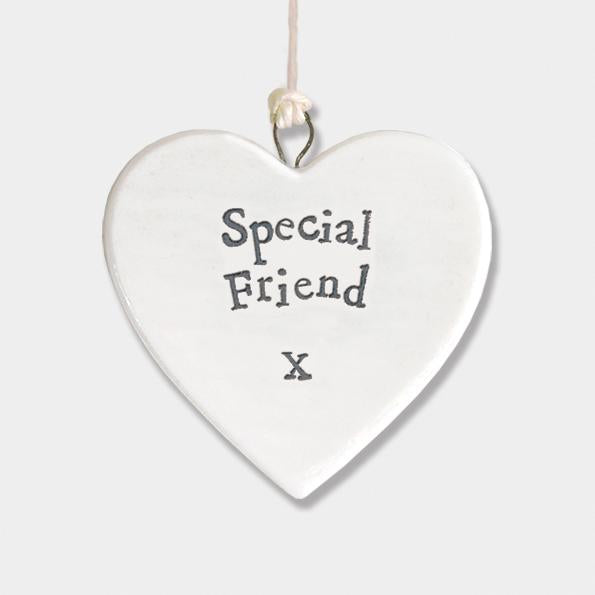 East of India Porcelain MINI Heart -Special Friend