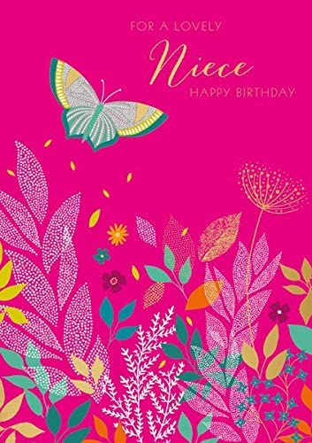 Sara Miller by The Art File - Niece Butterfly Birthday Card
