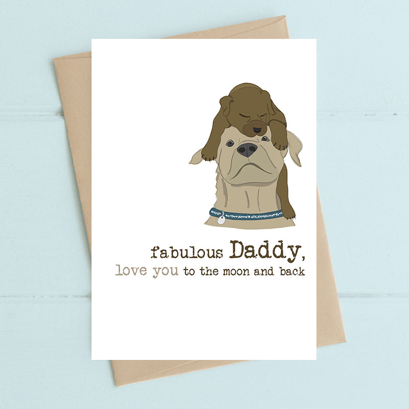 Dandelion Stationery - Fabulous Daddy Blank Card