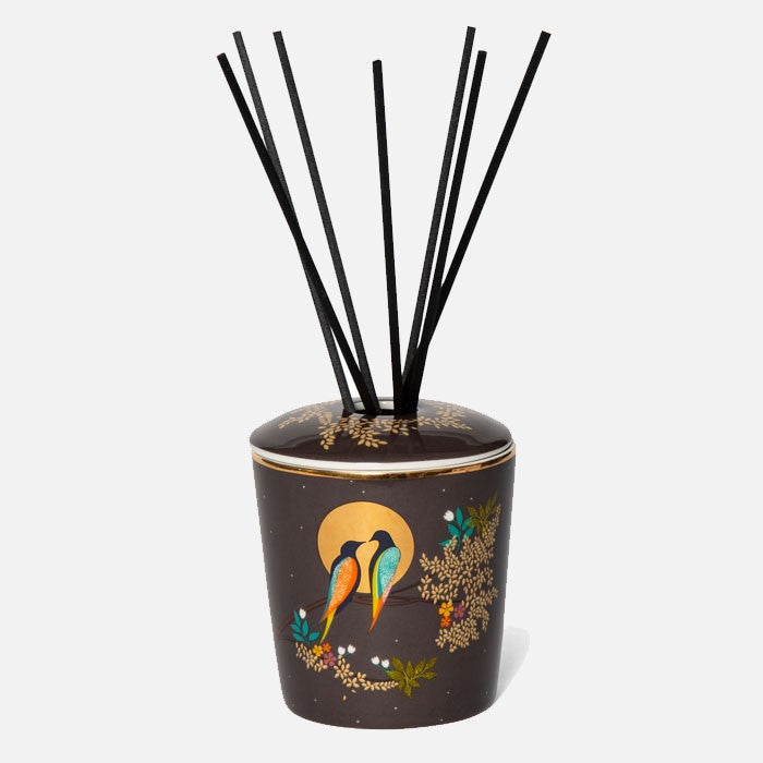 NEW Sara Miller Ceramic Boxed Reed Diffuser - Geranium, Patchouli & Vetivert