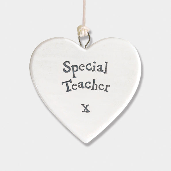 East of India Porcelain MINI Heart -Special Teacher x