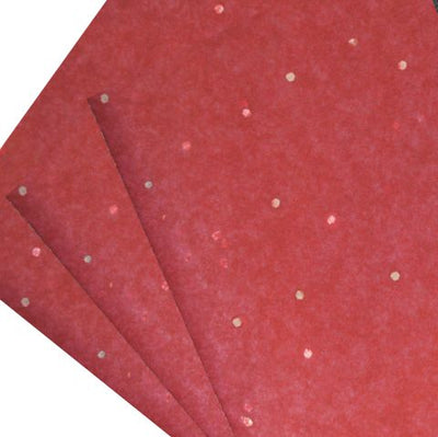 Deva Designs Sparkle Red Tissue Paper - Pack of 4 Sheets - Red