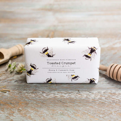 Toasted Crumpet - Honey & Camomile Bee 190g Soap Bar