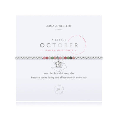 Joma Jewellery A little Birthstone October Tourmaline Bracelet