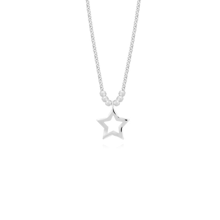 Joma Jewellery - Arabella Hammered Star Long Wrap Necklace