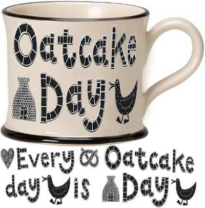 Moorland Pottery "Oatcake Day" Mug