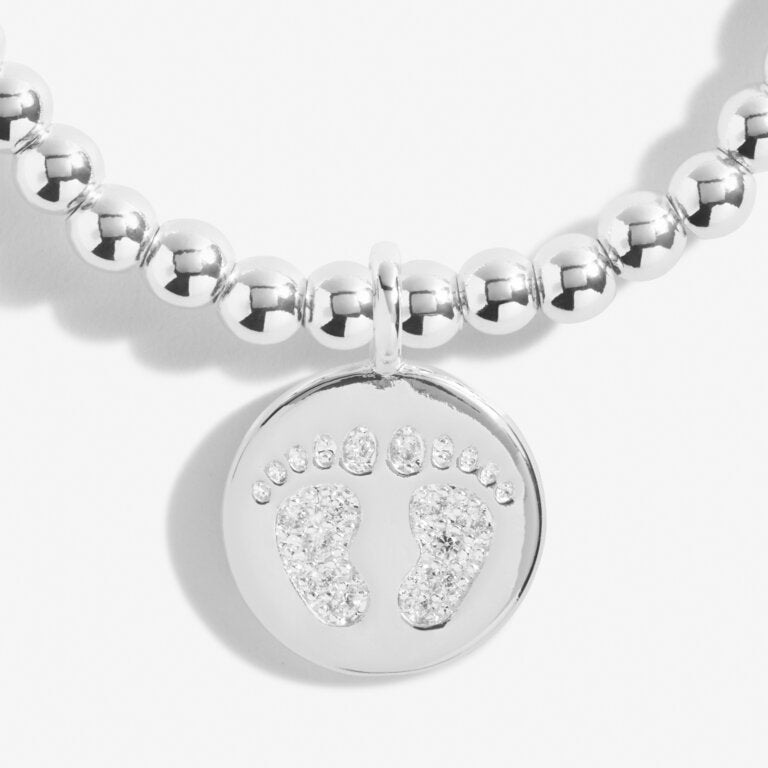 Joma Jewellery A Little &#39;Baby on the Way&#39; Silver Bracelet