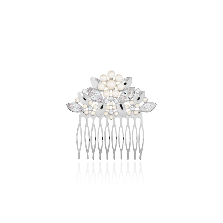 Joma Jewellery Happy Ever After Hair Accessories -Pearl & CZ Hair Comb