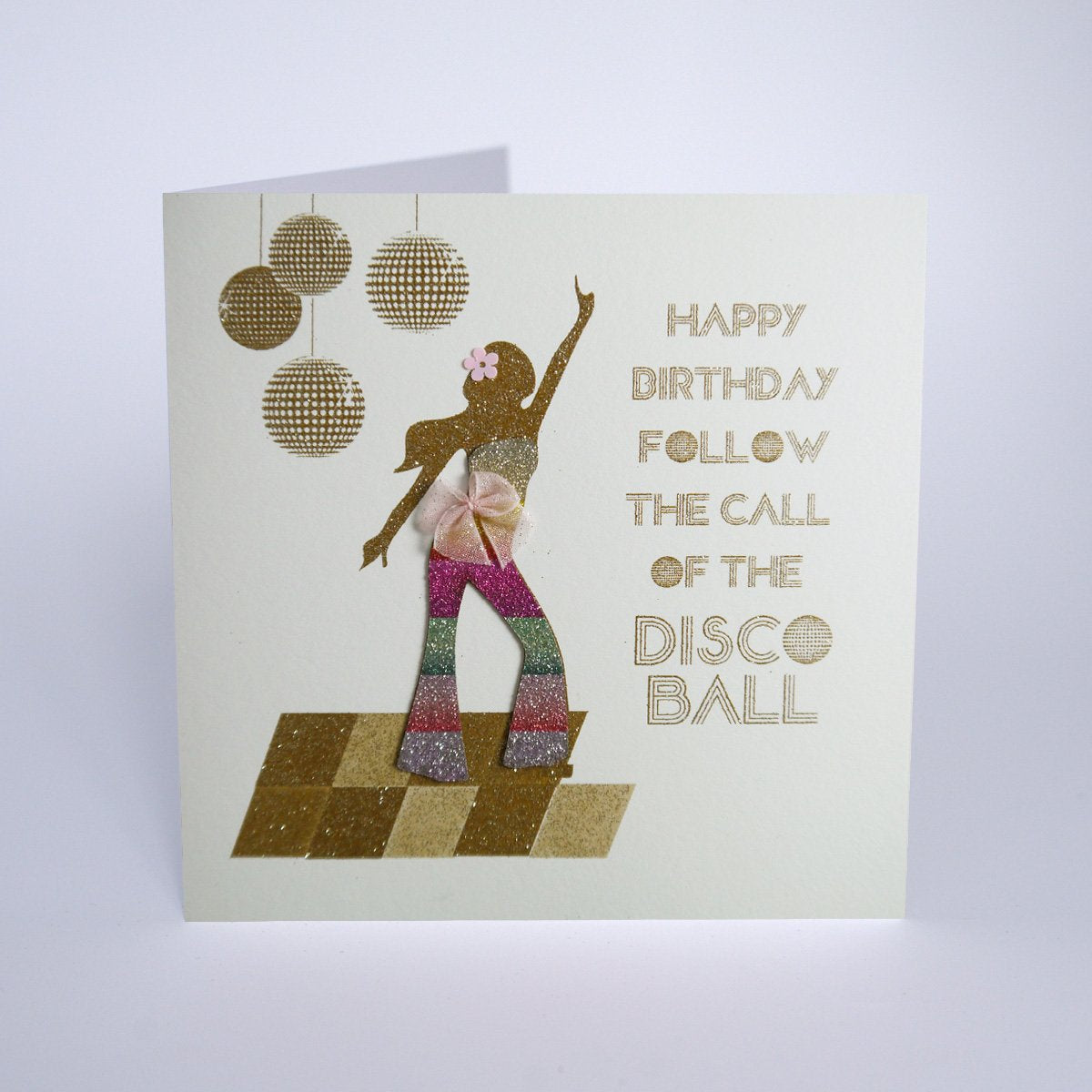 Five Dollar Shake Follow the Call of the Discoball Birthday Card