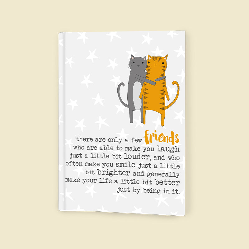 Dandelion Stationery -Some Friends Make the World Brighter -A6 Lined NOTEBOOK