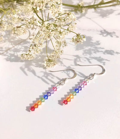 Jolu Jewellery Rainbow Drops Earrings 🌈