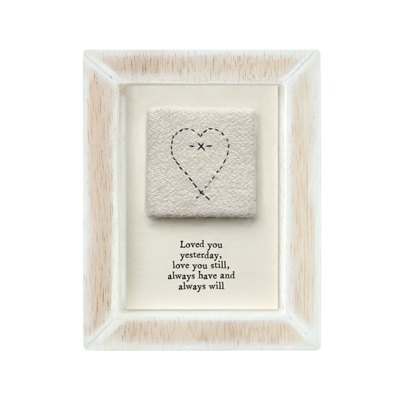 East of India Embroidered Square Pic - Loved You yesterday