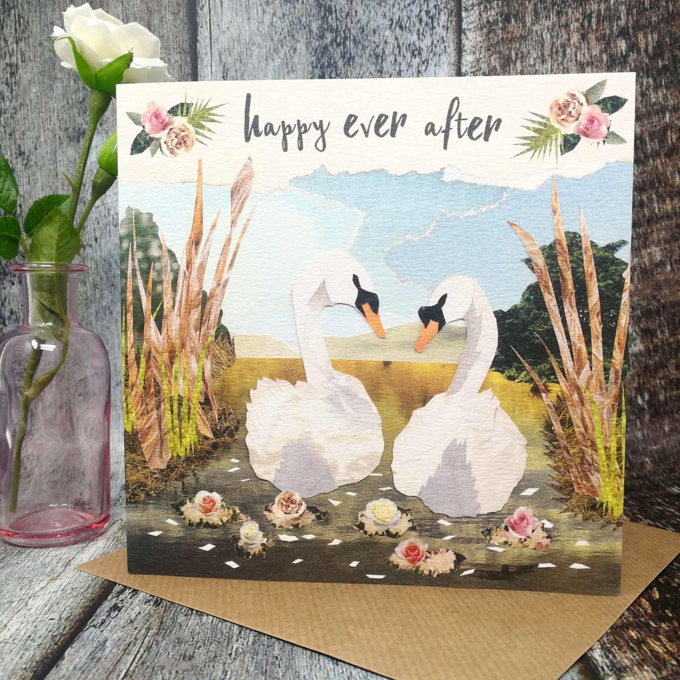 Flying Teaspoons Happy Ever After Card
