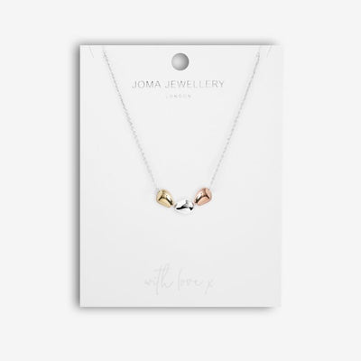 Joma Jewellery Florence Pebble Necklace - Mixed Metals