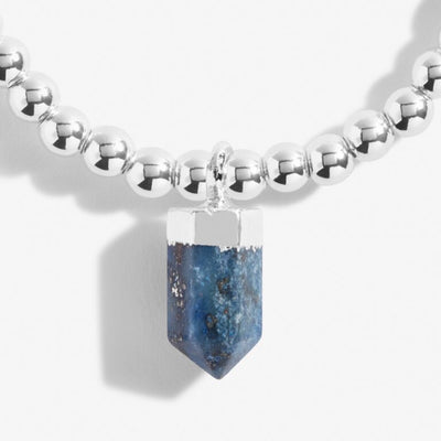 Joma Jewellery Affirmation Crystal - A Little 'Confidence' Bracelet - Lapis Lazuli