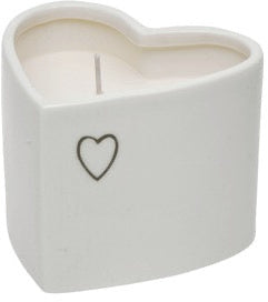 Transomnia Evie Heart Shaped Candle in Pot