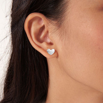 Joma Jewellery Florence Heart Stud Earrings - Set of 3