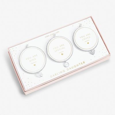 Joma Jewellery Celebration Gift Set - Darling Daughter - Set of 3 Bracelets
