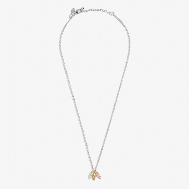 Joma Jewellery Florence Feather Mixed Metals Necklace