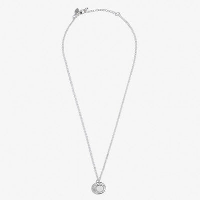 Joma Jewellery Sentiment Spinners - Wish - Silver Necklace