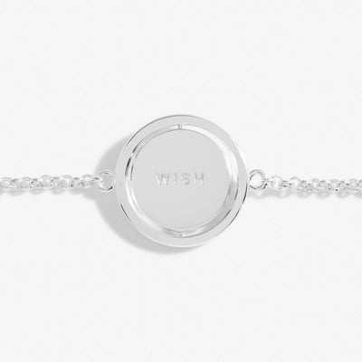 Joma Jewellery Sentiment Spinners - Wish - Silver Bracelet