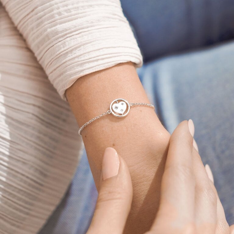 Joma Jewellery Sentiment Spinners - Friendship - Silver Bracelet