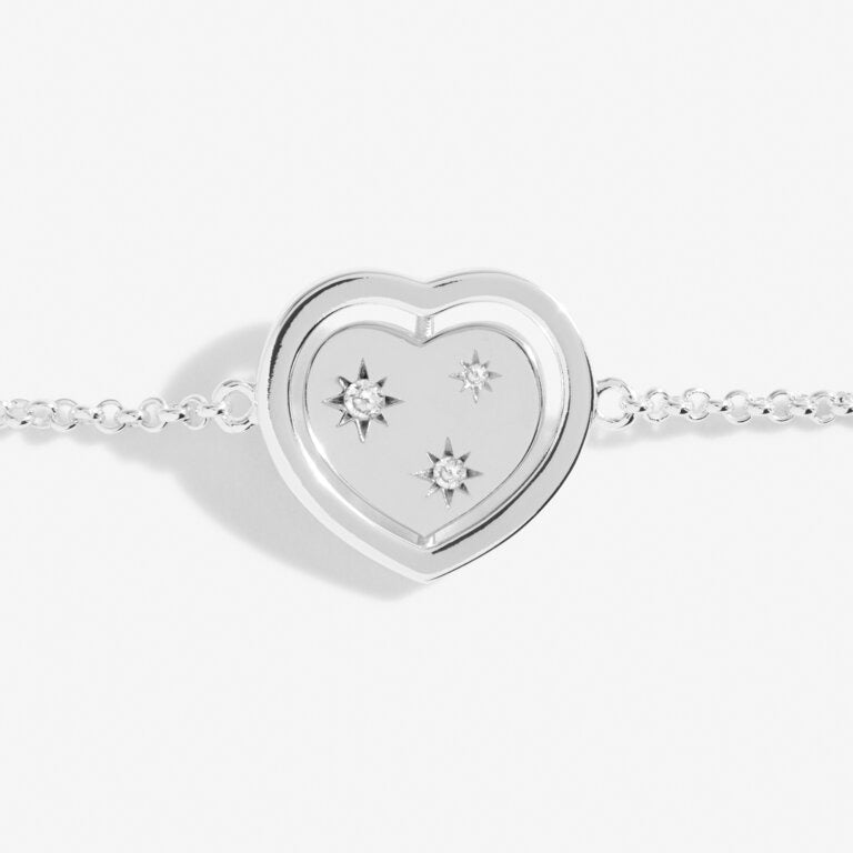 Joma Jewellery Sentiment Spinners - Friendship - Silver Bracelet