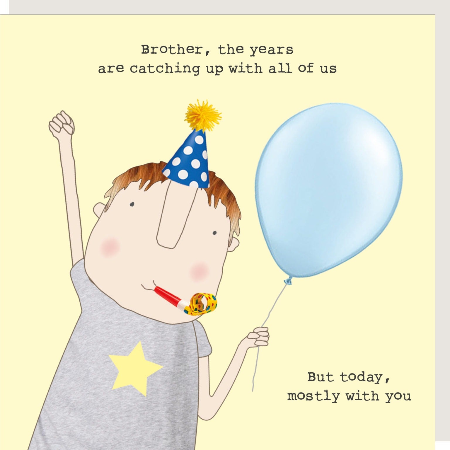Rosie Made A Thing - Brother Years - Blank Card