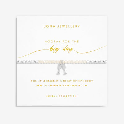 Joma Jewellery Bridal 'Hooray for the Big Day' Pearl Bracelet
