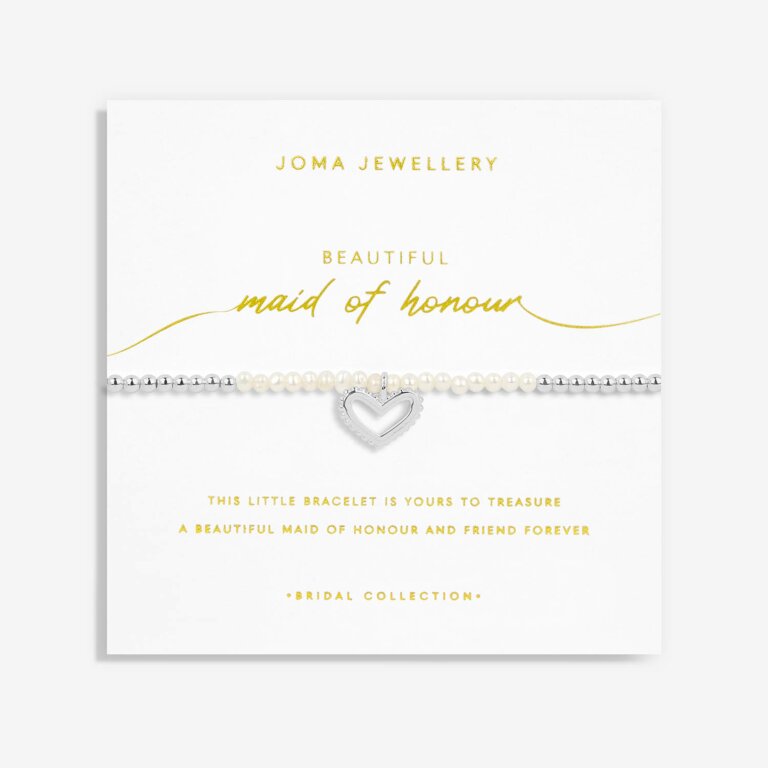 Joma Jewellery Bridal Beautiful Maid of Honour Pearl Bracelet