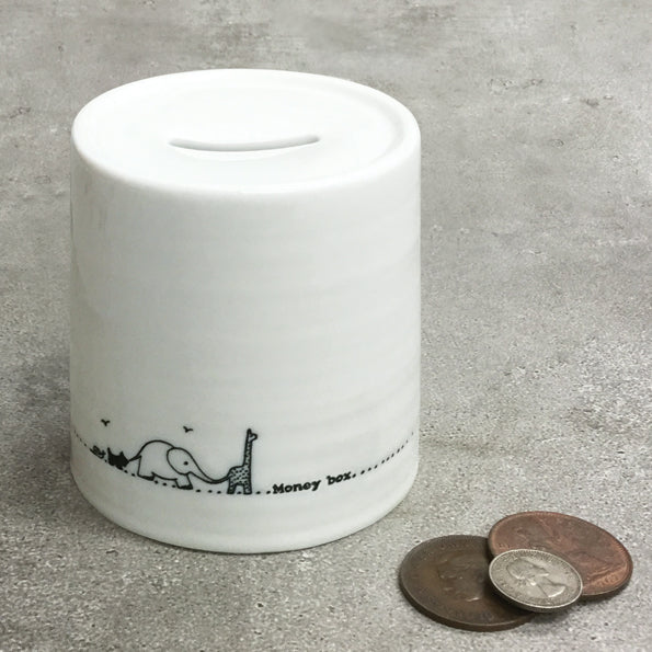 East of India Porcelain Porcelain Money Box