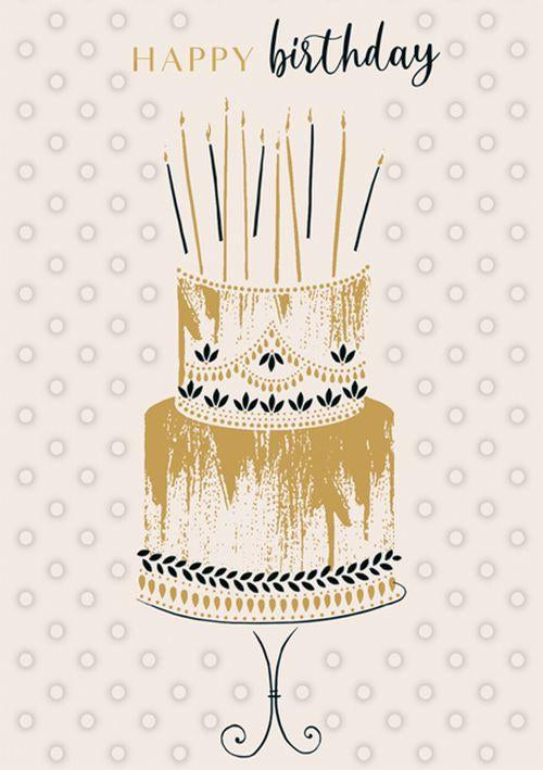Lyla Marnie by Sara Miller - Birthday Cake Card