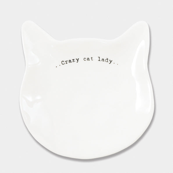 East of India - Ceramic Dish - Crazy Cat Lady