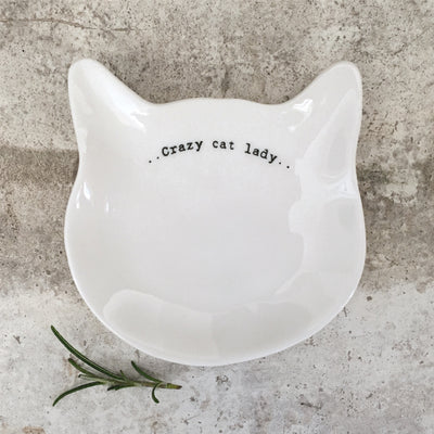 East of India - Ceramic Dish - Crazy Cat Lady