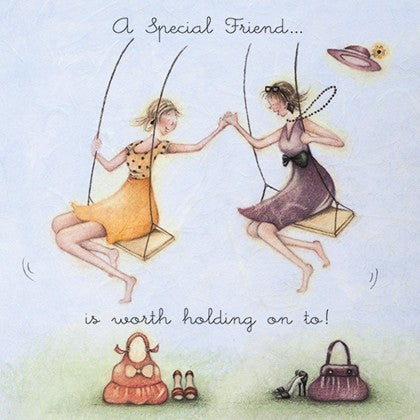 Berni Parker Blank Card -A Special Friend is Worth Holding on To