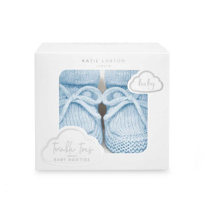 Katie Loxton - Knitted Baby Boots - Blue