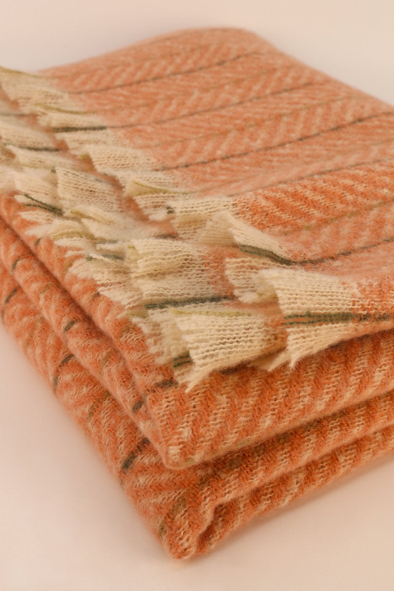 Powder Nicolette Cosy Knitted Scarf - Coral